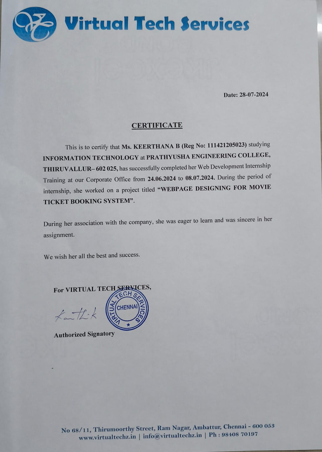 FRONTEND CERTIFICATE